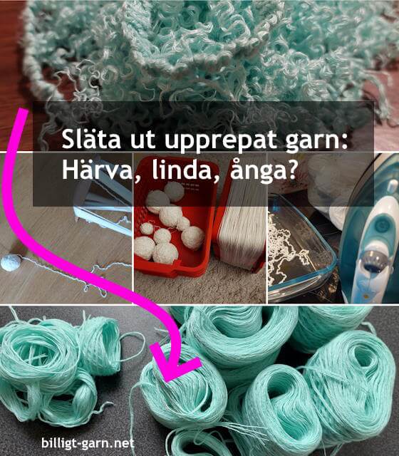 Vill du virka eller sticka med upprepat garn? Du kan få det slätt och fint igen om du lindar eller härvar det! Lär dig knepen från en garnåtervinnare.