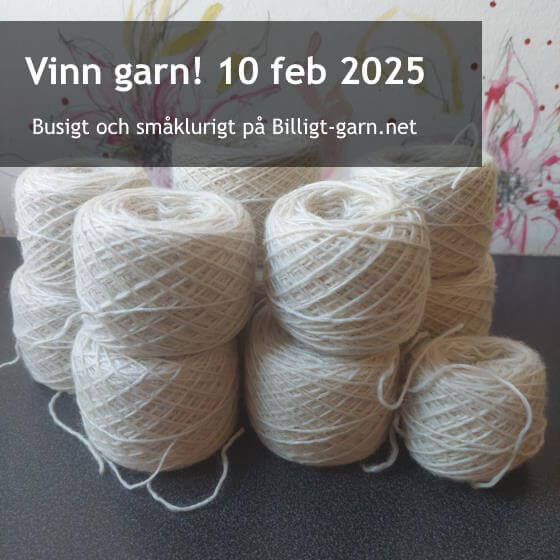 Älskar du stickning och virkning? Vill du ha fler nystan och mönster? Vinn garn och andra stickiga, virkiga gotter i Billigt-garn.nets roliga kunskapstävlingar