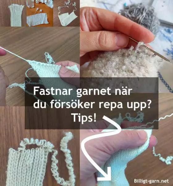 Fastnar garnet när du försöker repa upp?